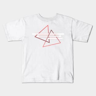 Triangle minimal design geometric Kids T-Shirt